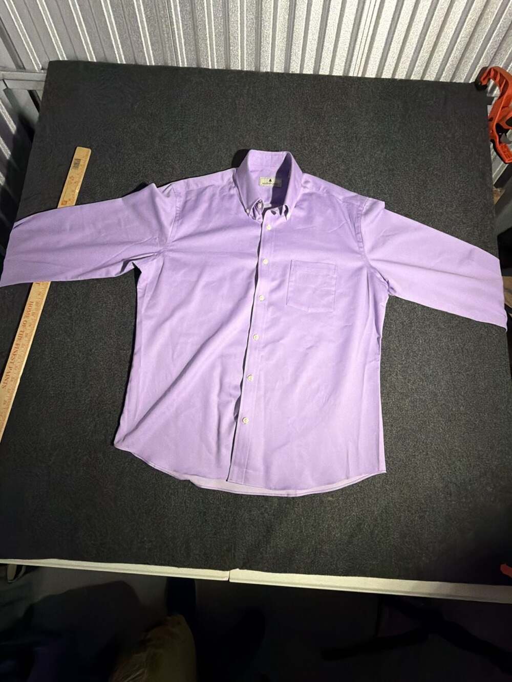 Southern Pines Lavender Long Sleeve Button Down Dress Shirt 12-0172